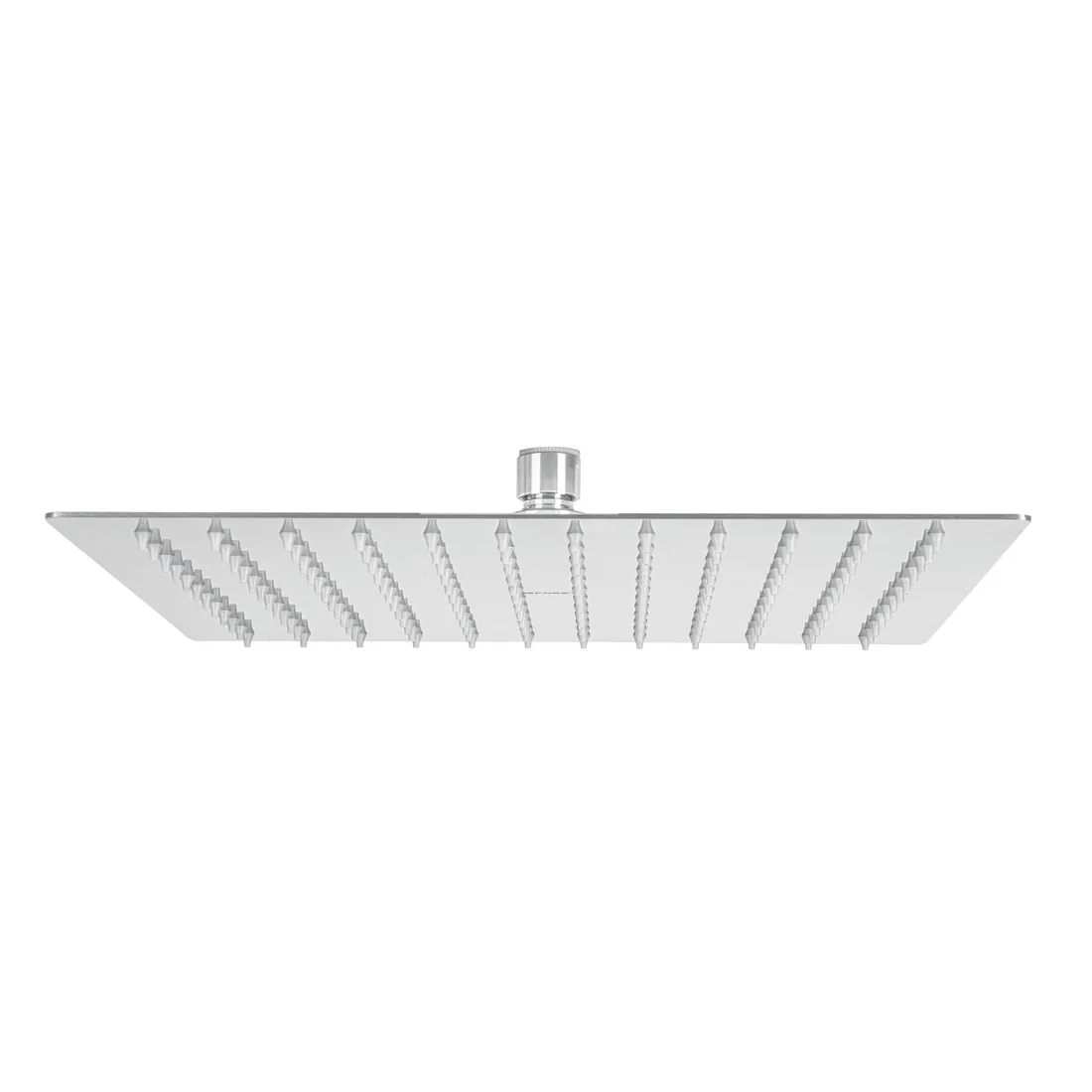 Regadera plato cuadrado 12' sin brazo, cromo, FOSET RIVIERA