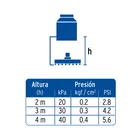 Regadera de teléfono con soporte, satín, FOSET RIVIERA 3