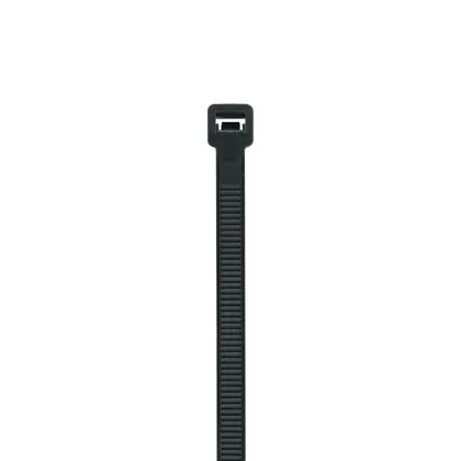Bolsa con 10 cinchos plásticos 120 lb, 300 x 7.5 mm, negro