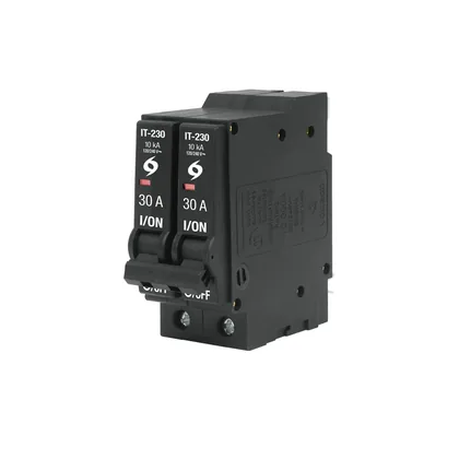 Interruptor de 2 polos 30A, enchufable, a granel, VOLTECK