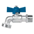 Llave esfera de latón 1/2', maneral corto, 130g, s/adaptador 1