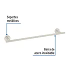 Toallero de barra metálico acabado satín, FOSET TÚBIG 2