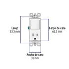 Interruptor-contacto, 2 polos + tierra, Classic, VOLTECK 2