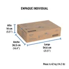 Parrilla gas empotrable 30cm, 2 quem, vidrio negro, RIVIERA 6