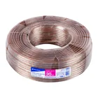 Rollo de 100 m cable polarizado transparente p/bocina 20 AWG 1