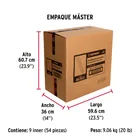 Guardapolvo con funda 95 cm, café, HERMEX 9