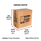 Guardapolvo con funda 95 cm, negro, HERMEX 9