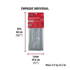 Guardapolvo con funda 95 cm, gris, HERMEX 7