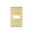 Placa 1 módulo, de aluminio, línea Económica, VOLTECK 1
