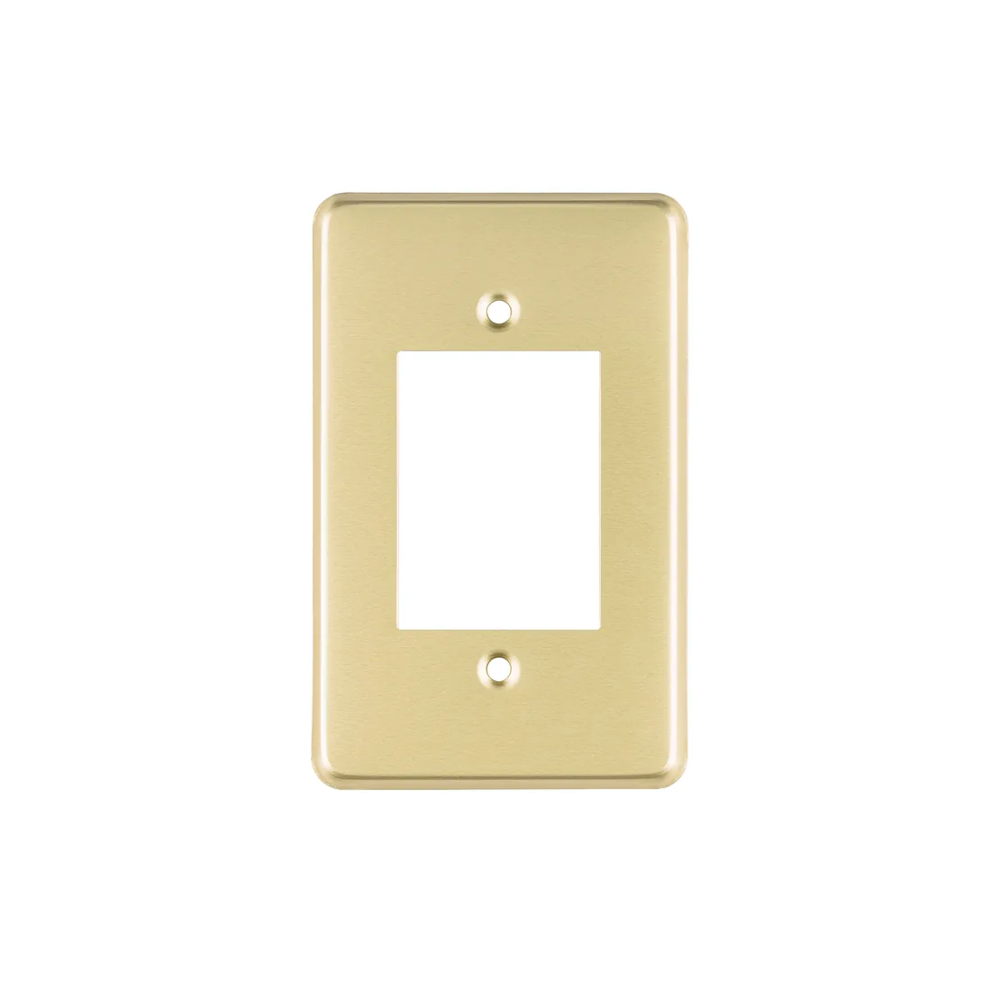 Placa 3 módulos, de aluminio, línea Económica, VOLTECK