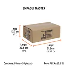 Broca para router, recta 2 filos, 3/4', TRUPER 7