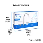 Mezcladora p/lavabo,taladros separados,palanca, cromo, TÚBIG 6