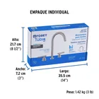 Mezcladora p/lavabo,taladros separados,palanca, satín, TÚBIG 6