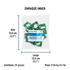 Abrazadera PPR,  3/4', tipo U, FOSET 5