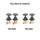 Juego de 2 manerales para regadera, volante, negro, TÚBIG 4