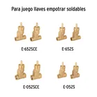 Juego de 2 manerales hex. metálicos negro p/regadera, BASIC 4