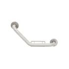 Barra angular con jabonera, acero inoxidable, 42cm, FOSET 1