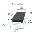 Parrilla inducción empotrable 30cm, 2 quem, vidrio, RIVIERA 4