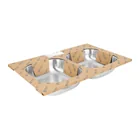 Tarja de empotrar 84x56cm doble tina, FOSET BASIC 3