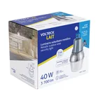 Luminario suburbano con foco LED 40W 6500K y sensor de luz 6