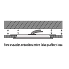 Luminario LED plafón 12W 3000K ultradelgado cuadrado VOLTECK 4
