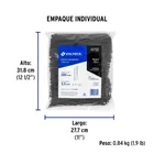 Bolsa con 1000 cinchos plásticos 40 lb, 200 x 3.5 mm, negro 6