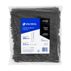 Bolsa con 1000 cinchos plásticos 40 lb, 250 x 3.5 mm, negro 3
