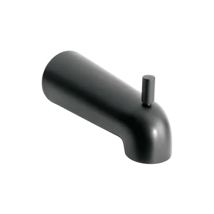 Salida de tina con desviador, negro, FOSET TÚBIG