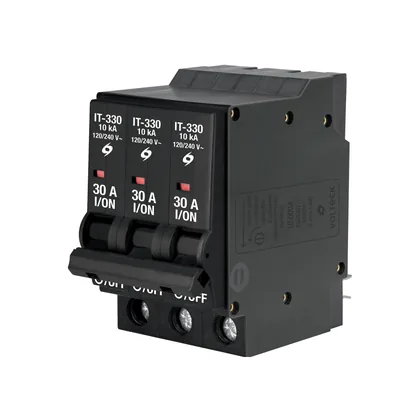 Interruptor de 3 polos 30A, enchufable, VOLTECK