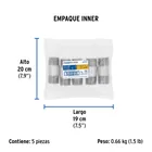 Niple de acero galvanizado 1' x 3', FOSET 4