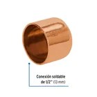 Tapón capa de cobre 1/2', FOSET BASIC 2