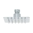 Regadera cuadrada 4', acero inox, sin brazo, cromo, TÚBIG 1