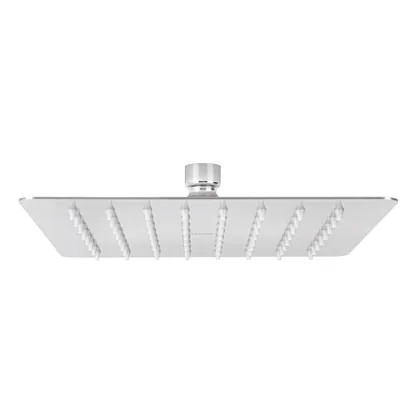 Regadera cuadrada 8', acero inox, sin brazo, cromo, TÚBIG
