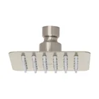 Regadera cuadrada 4', acero inox, sin brazo, satín, TÚBIG 1