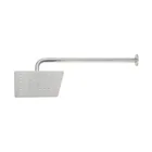 Regadera cuadrada 8', acero inox, con brazo, satín, TÚBIG 1