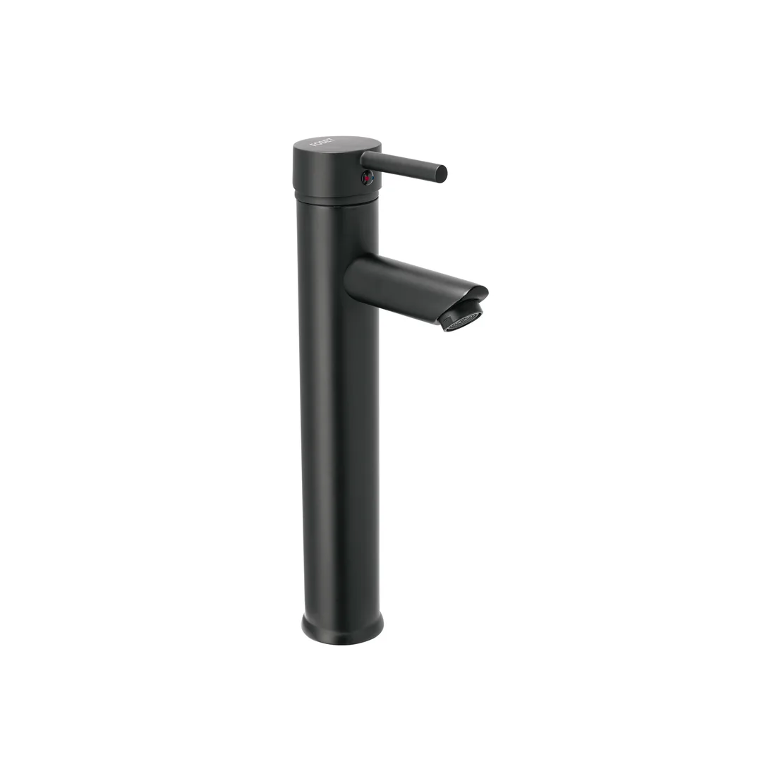 Monomando alto negro para lavabo, FOSET TÚBIG