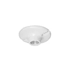 Portalámpara de porcelana, 4-1/2', redonda, a granel VOLTECK 1