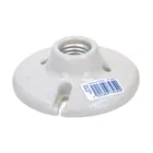 Portalámpara de porcelana, 4-1/2', redonda, a granel VOLTECK 6