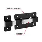 Pasador de barra plana 3', negro, HERMEX 2