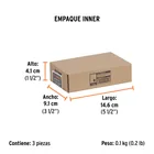 Broca para router, media caña, 1/2', TRUPER 6