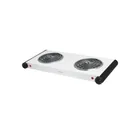 Parrilla eléctrica 2 quemadores en espiral, blanca, VOLTECK 1