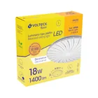 Luminario LED plafón decorativo 18W 3000K, espiral, BASIC 5