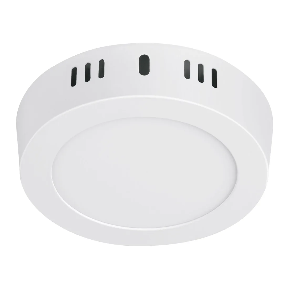 Luminario LED plafón 6W 3000K, redondo, blanco, VOLTECK