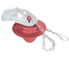 Sapo 2' para WC, silicona rígida, cadena inoxidable, FOSET 1