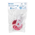 Sapo 2' para WC, silicona rígida, cadena inoxidable, FOSET 4