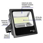 Reflector LED para exteriores 200W 3000K, VOLTECK 2