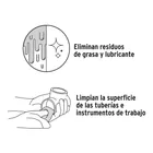 Limpiador para PVC y CPVC, lata 500ml, FOSET 2