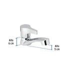 Llave individual lavabo, ABS, palanca, BASIC 3