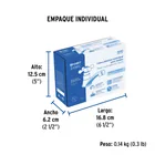 Llave individual lavabo, ABS, cruceta, BASIC 5
