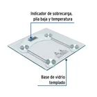 Báscula digital para baño 180 kg, transparente, FOSET BASIC 2